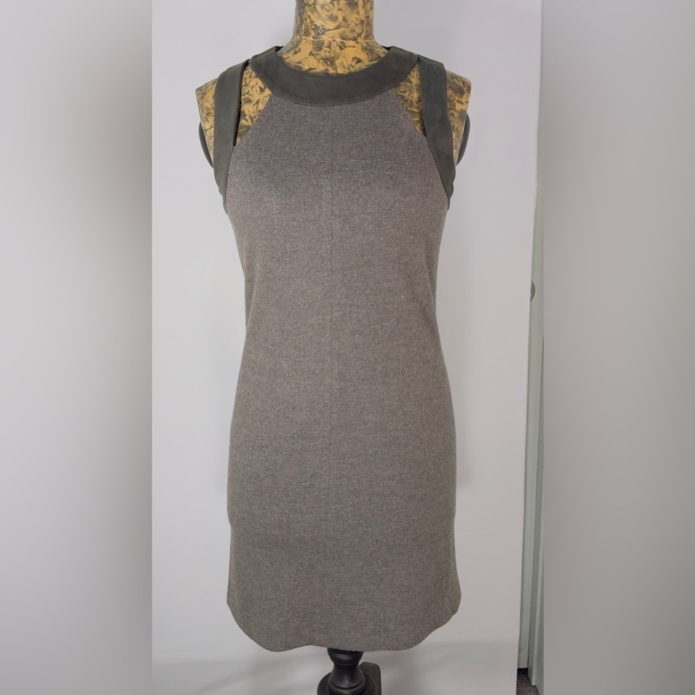 Wool|Gray Sleeveless Dress